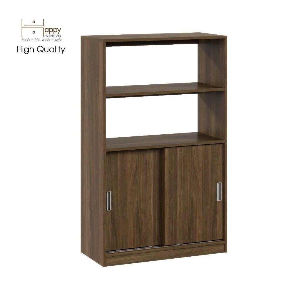 HAPPY FURNITURE , Tủ lưu trữ 2 cửa lùa - LUCA , TCL_009 , 86cm x 40cm x 140cm