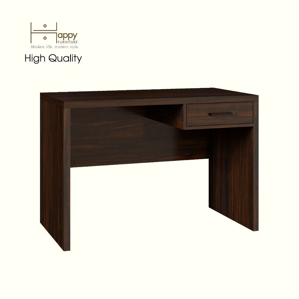 HAPPY FURNITURE , HEINEE - Bàn trang điểm 1 ngăn kéo, BAN_128 , 110cm x 59cm x 75cm DxRxC, sản phẩm phổ thông