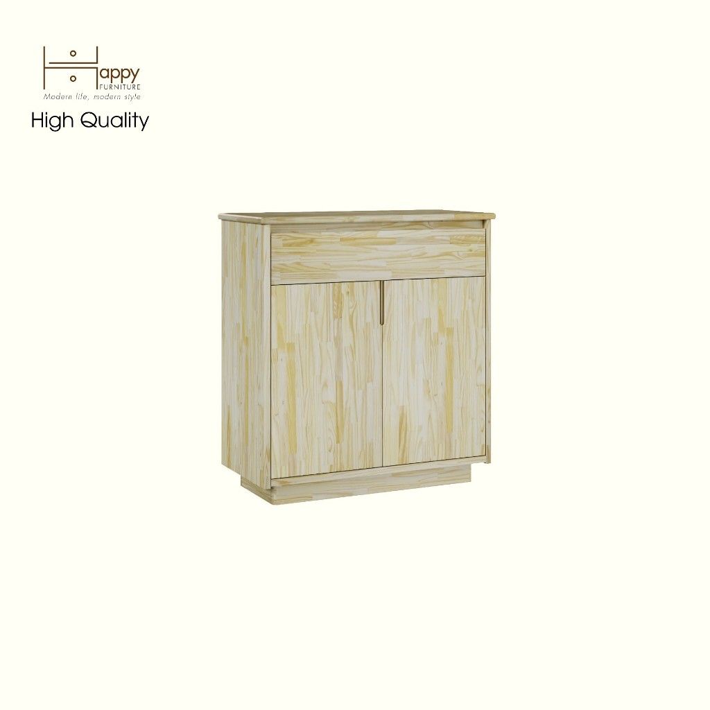 HAPPY FURNITURE , Gỗ tự nhiên , Tủ lưu trữ 2 cửa mở - GALI , TLT_011 , 70cm x 35cm x 76cm