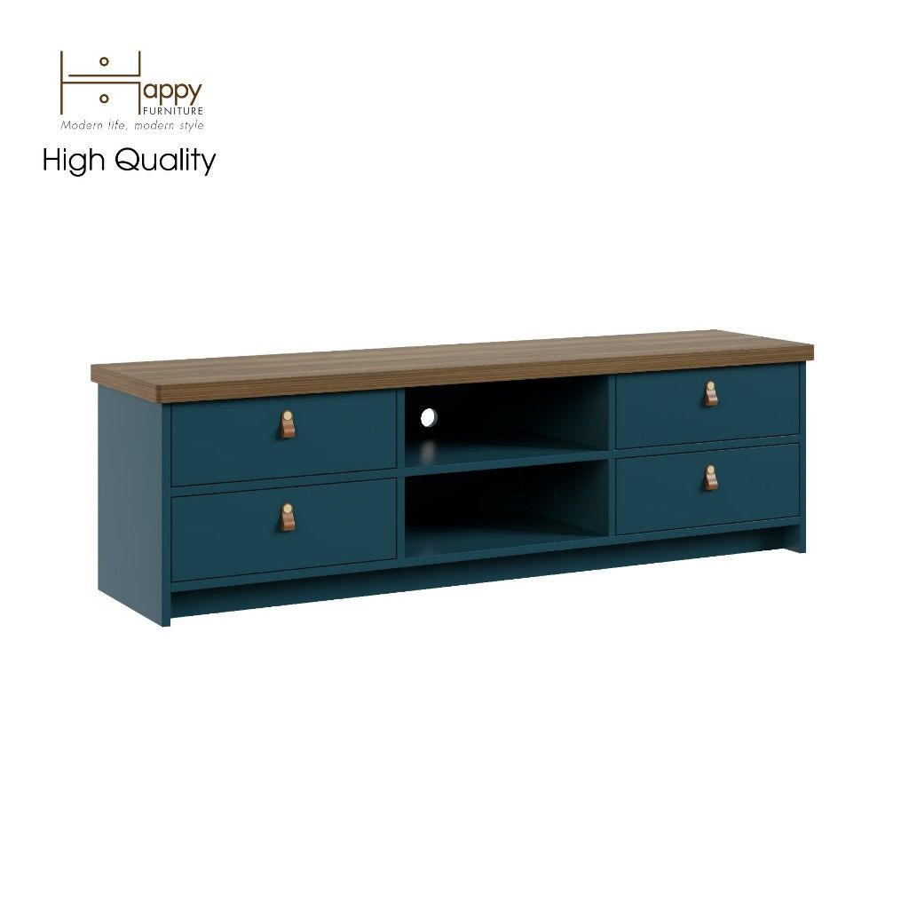 HAPPY FURNITURE , Kệ Tivi 6 ngăn - NOMIA , KTV_008 , 150x38x45cm