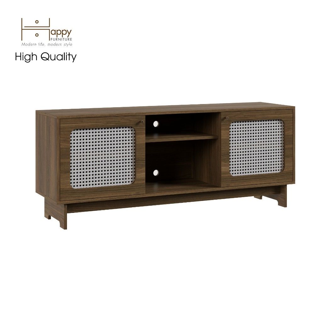 HAPPY FURNITURE , Kệ TV 2 cửa mở - MEYDAN , KTV_014 , 160cm x 42cm x 65cm