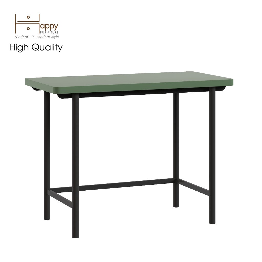 HAPPY FURNITURE , Bàn làm việc đơn chân sắt - SWEETY , BAN_045 , 100cm x 50cm x 75cm