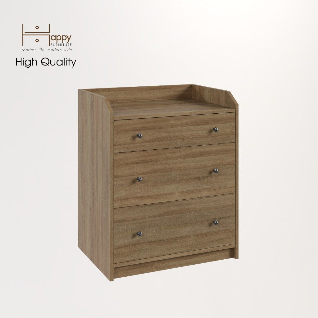 HAPPY FURNITURE , Tủ 3 tầng - CANA , THK_008 , 70cm x 46cm x 84cm