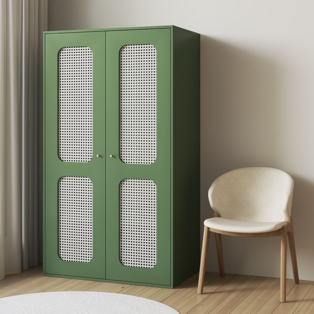 HAPPY FURNITURE , Tủ quần áo cửa mở - MEYDAN , TCM_050 , 100cm x 58cm x 176cm