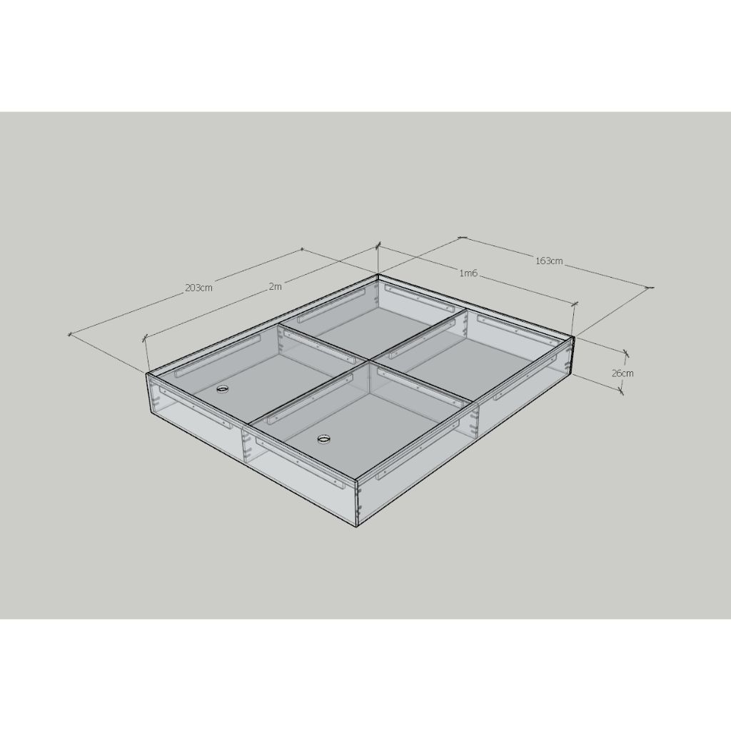 HAPPY FURNITURE , Giườngngủ RUBEL, GNG_226 GNG_227 GNG_228 GNG_229 , 203cm x 26cm DxC