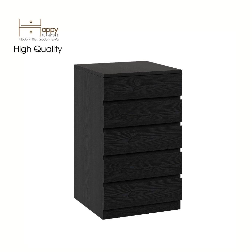 HAPPY FURNITURE , Tủ lưu trữ 5 ngăn kéo - OLA , THK_095 , 45cm x 45cm x 75cm