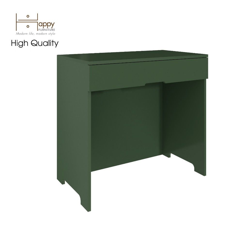 HAPPY FURNITURE , Bàn trang điểm 1 ngăn kéo - MOLLY , BAN_064 , 80cm x 46cm x 75cm