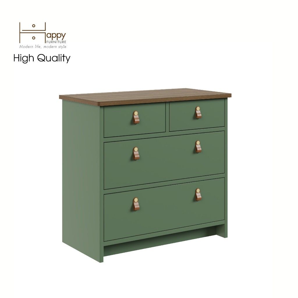 HAPPY FURNITURE , Tủ lưu trữ 3 tầng 4 ngăn kéo - NOMIA , THK_067 , 68cm x 35cm x 64cm