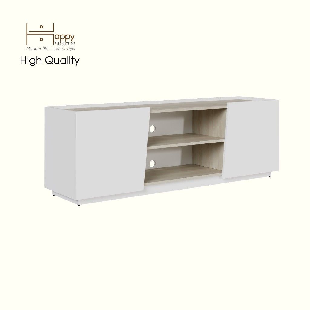 HAPPY FURNITURE , Kệ TV 2 cửa mở - VIGGO , KTV_048 , 160cm x 40cm x 54cm