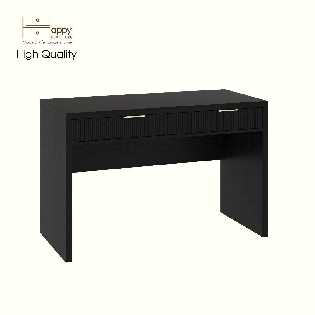 HAPPY FURNITURE , Bàn làm việc 2 ngăn kéo - NAMI, BAN_131 , 120cm x 55cm x 78cm DxRxC