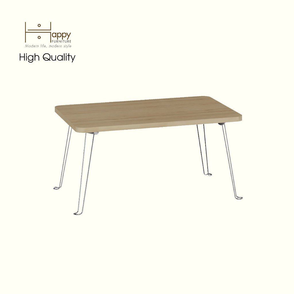 HAPPY FURNITURE , Bàn gấp gọn gỗ công nghiệp MDF chống ẩm cao cấp , BAN_G01 , 60cm x 40cm x 30cm