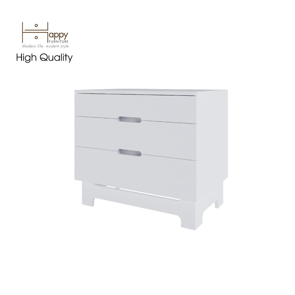 HAPPY FURNITURE , Tủ lưu trữ 3 ngăn kéo - MOLLY , THK_106 , 70cm x 45cm x 62cm