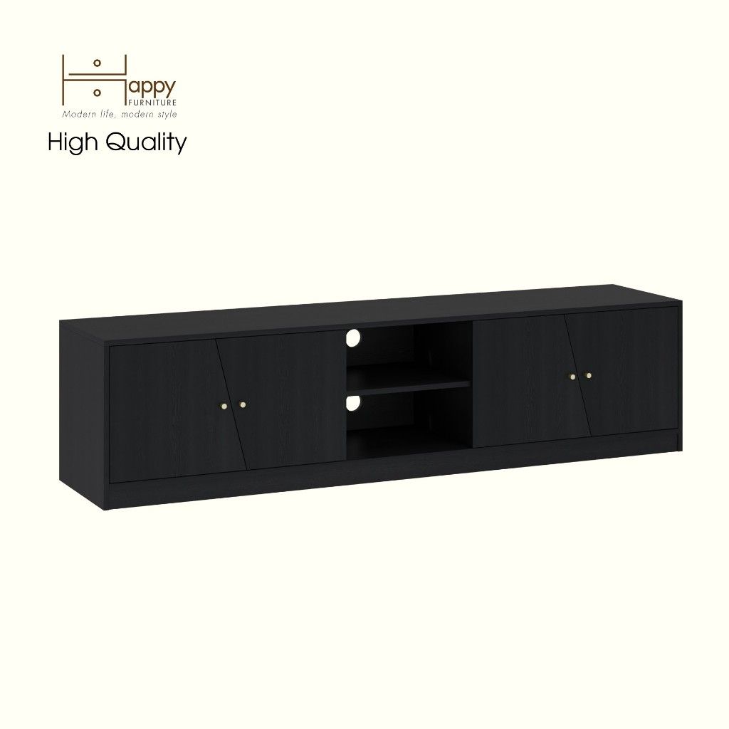 HAPPY FURNITURE , Kệ TV 4 cửa mở - DALEY , KTV_102 , 200cm x 45cm x 50cm DxRxC