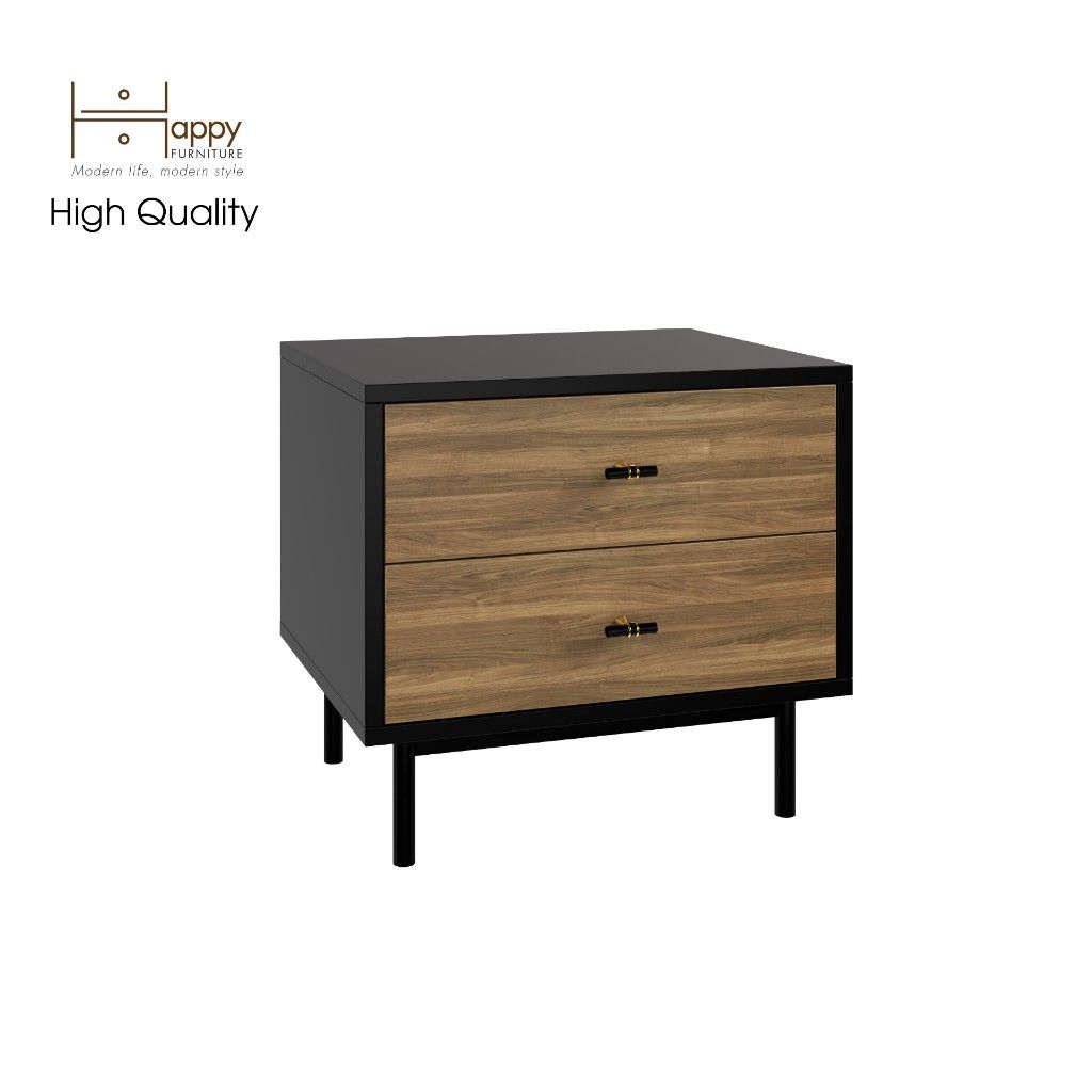 HAPPY FURNITURE , Táp đầu giường chân sắt - BECKY , THK_033 , 50cm x 40cm x 45cm