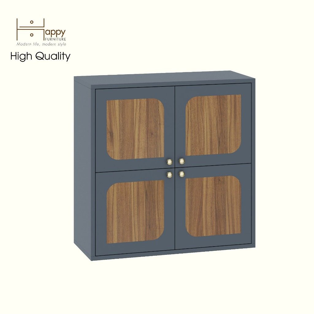 HAPPY FURNITURE , Tủ lưu trữ 4 cánh mở - BANA , TCM_123 , 70cm x 30cm x 70cm