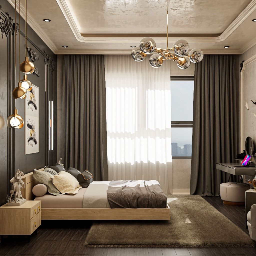HAPPY FURNITURE , gỗ tự nhiên - giường ngủ chân sắt - JOCASTA , GNG_166 GNG_167 GNG_168 GNG_169 , 204cmx28cm