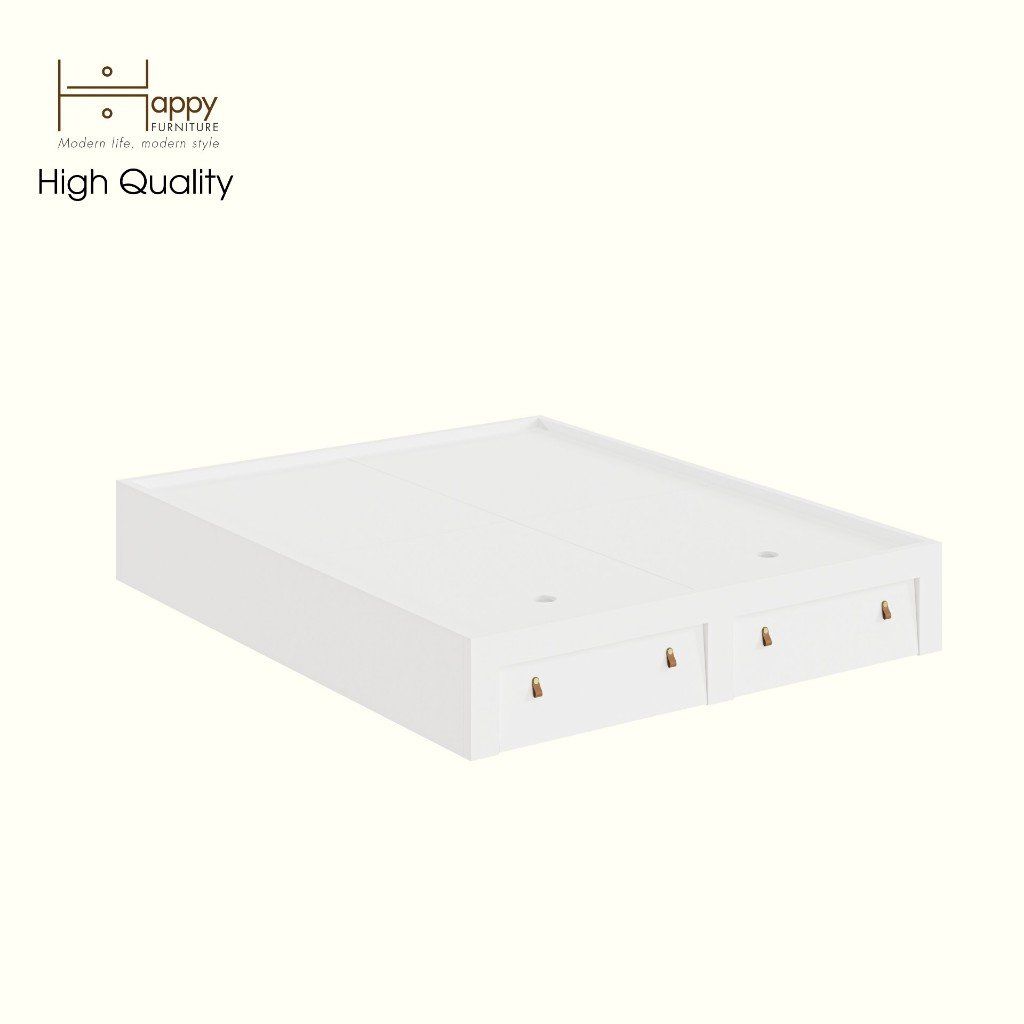 HAPPY FURNITURE , Giường 2 ngăn kéo - CALYN , GNG_250 GNG_251 GNG_252 GNG_253 , 207cm x 32cm DxRxC