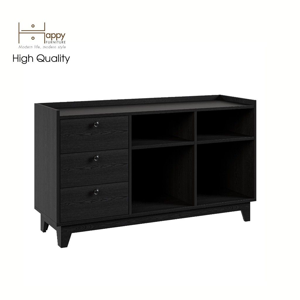 HAPPY FURNITURE , Tủ đựng đồ 7 ngăn - KINA , THK_075 , 124cm x 40cm x 72cm