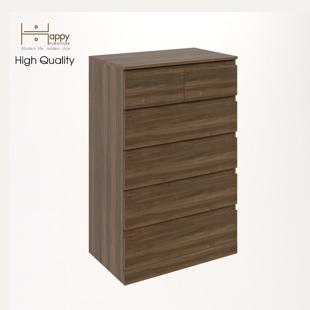 HAPPY FURNITURE , Tủ 5 tầng - DOOBIE , THK_006 , 80cm x 48cm x 123cm