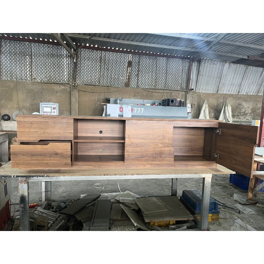 HAPPY FURNITURE , Kệ Tivi nhiều ngăn - DASH , KTV_007 , 210cm x 35cm x 54cm