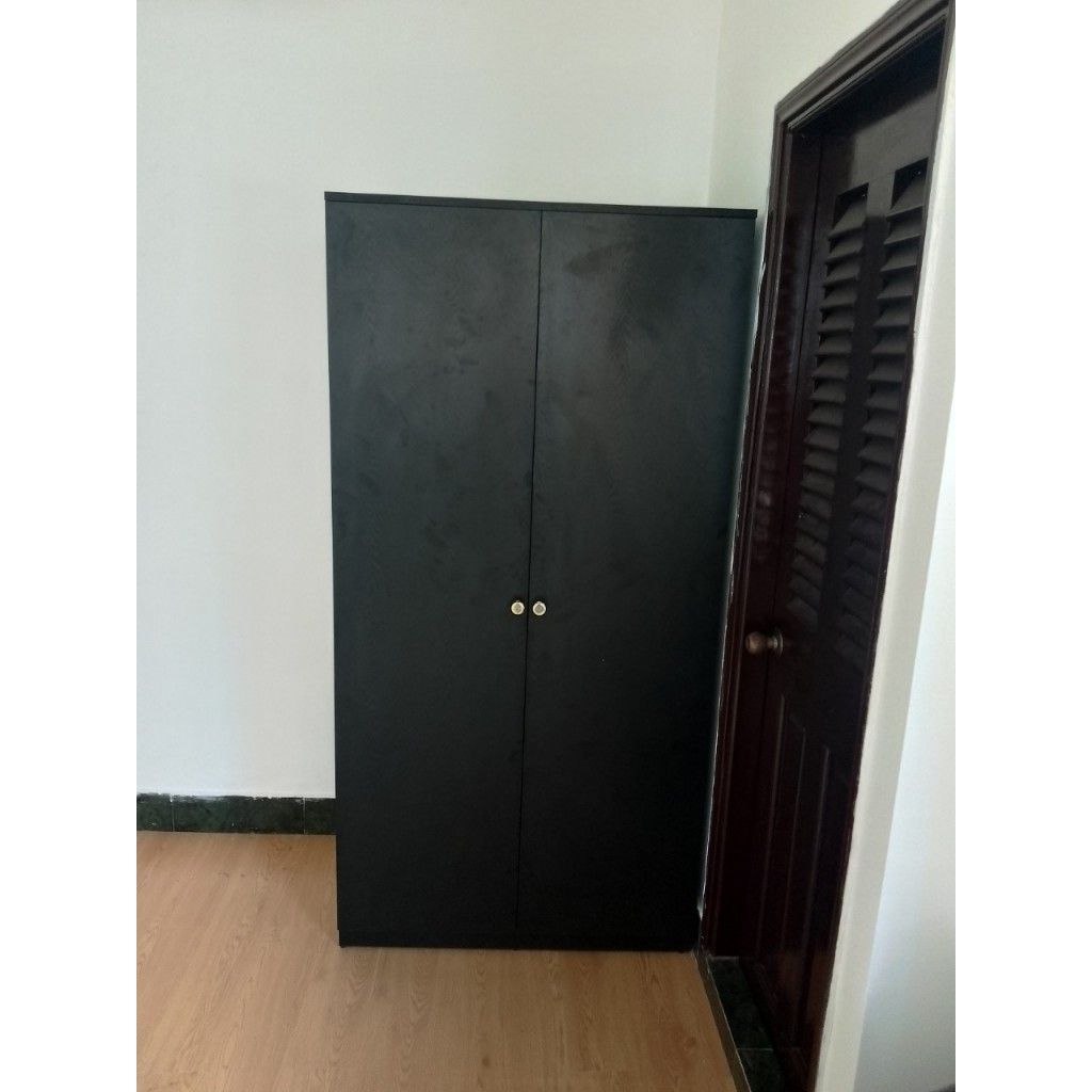 HAPPY FURNITURE , Tủ quần áo 2 cánh mở - JOVIE , TCM_166 , 90cm x 54cm x 180cm