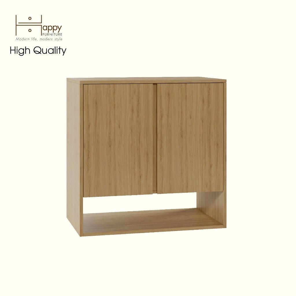 HAPPY FURNITURE , Tủ đựng đồ 2 cánh mở - SCANDINA , TCM_095 , 80cm x 45cm x 80cm