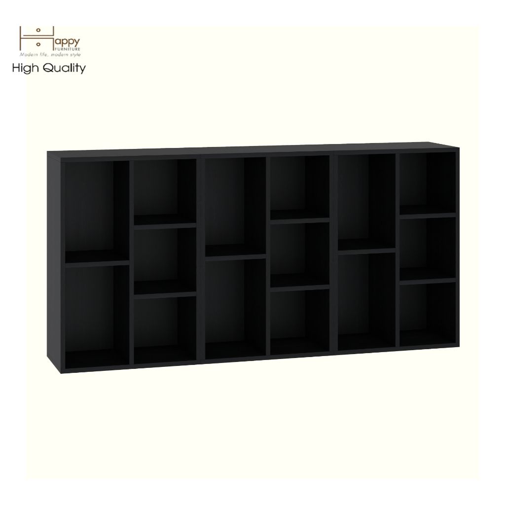 HAPPY FURNITURE , COMBO 3 kệ sách 5 ngăn - CATY , KSA_091, 156cm x 28cm x 77cm DxRxC