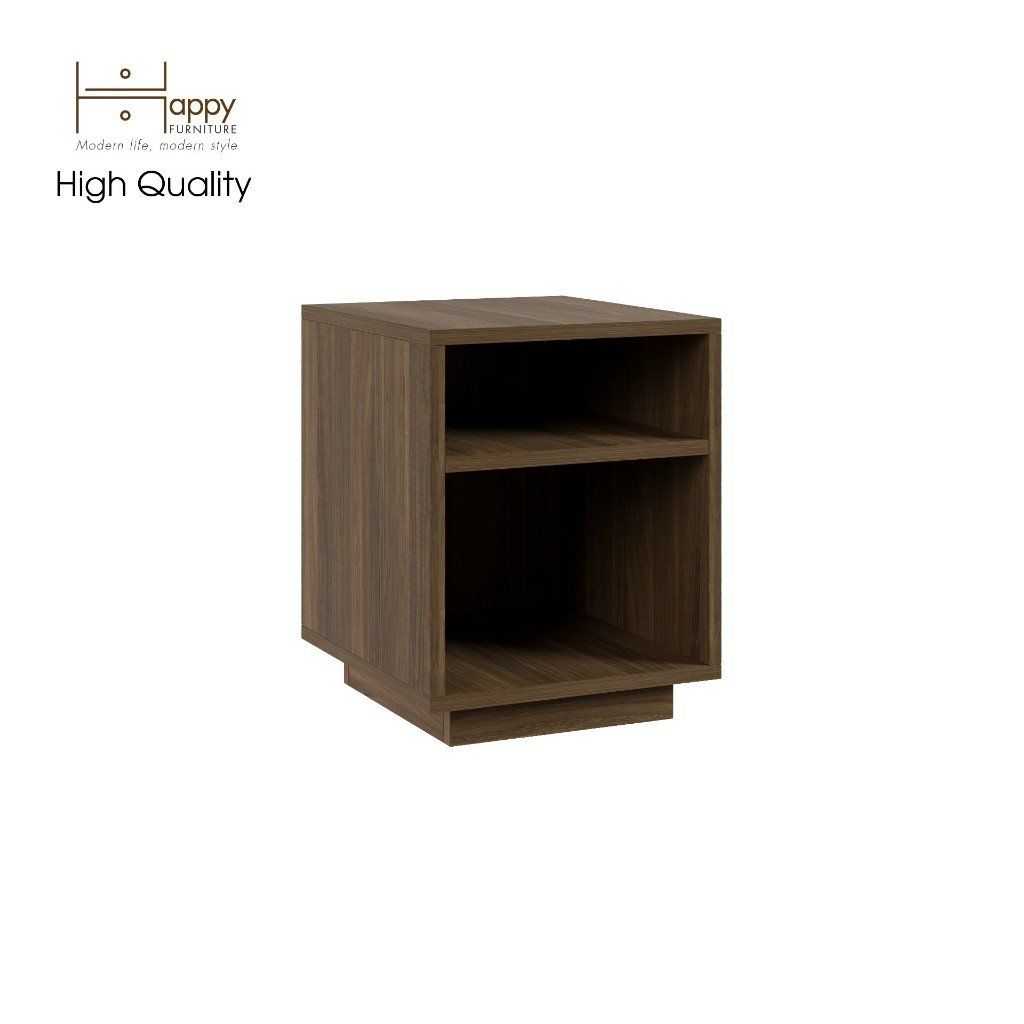 HAPPY FURNITURE , Táp đầu giường 2 ngăn - ZANE , TCM_075 , 36cm x 40cm x 46cm