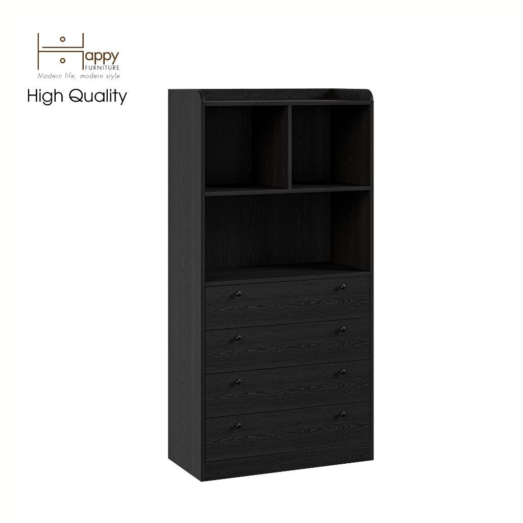 HAPPY FURNITURE , Tủ lưu trữ 7 ngăn - CANA , THK_051 , 80cm x 40cm x 160cm