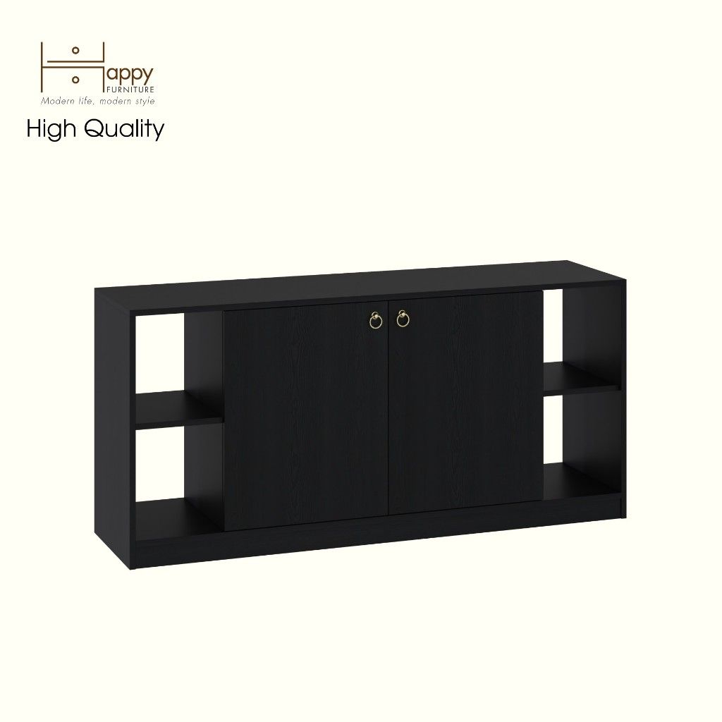 HAPPY FURNITURE , Tủ lưu trữ 2 cửa mở - MERI , TLT_057 , 150cm x 40cm x 70cm DxRxC