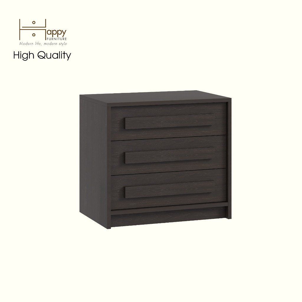 HAPPY FURNITURE , Tủ lưu trữ 3 ngăn kéo - RUBEL, THK_254 , 60cm x 40cm x 55cm DxRxC