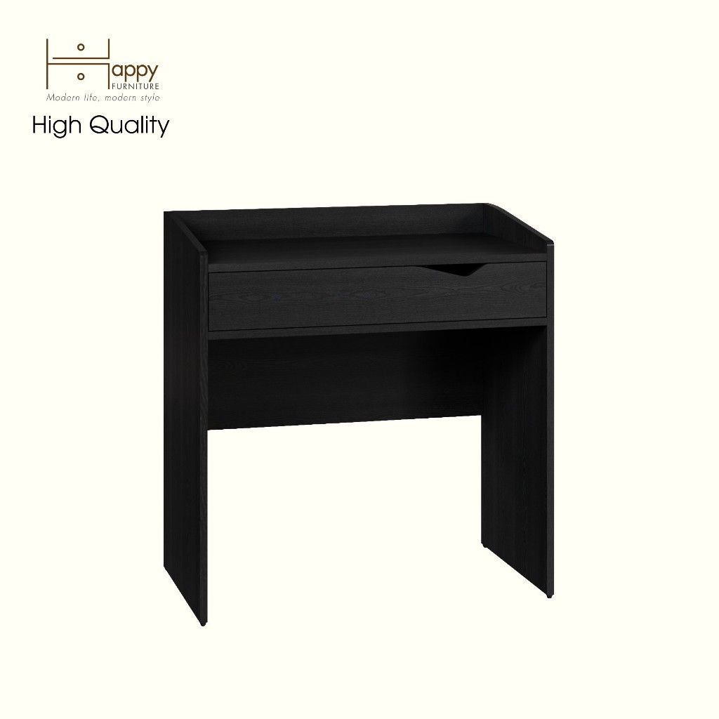 HAPPY FURNITURE , Bàn trang điểm 1 ngăn kéo - WINNI , BAN_077 , 80cm x 45cm x 83cm