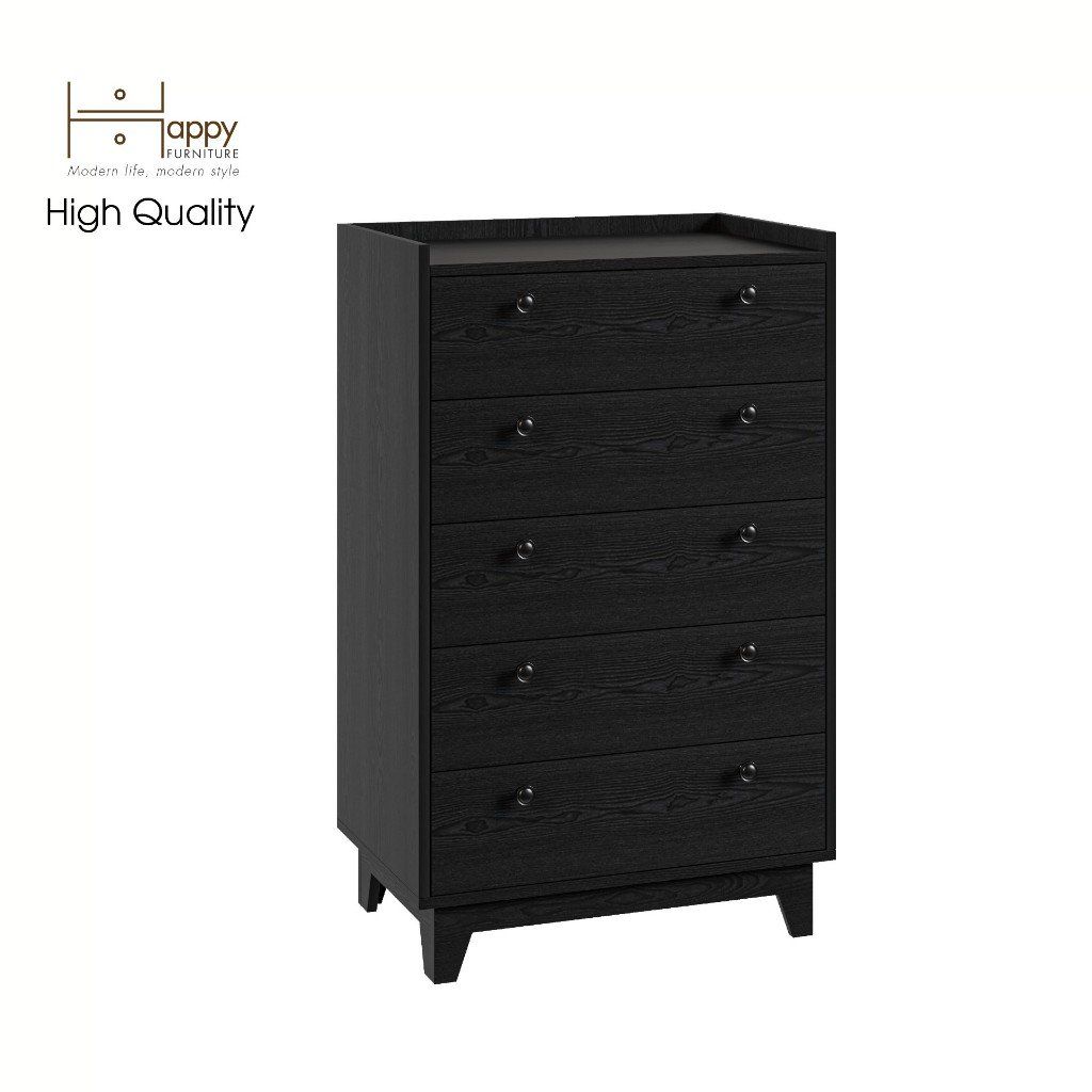 HAPPY FURNITURE , Tủ đựng đồ 5 ngăn kéo - KINA , THK_071 , 68cm x 45cm x 110cm
