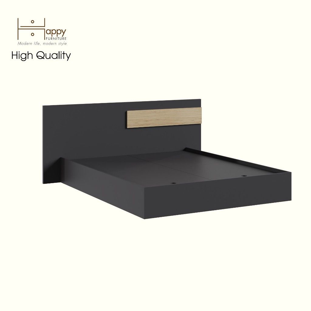 HAPPY FURNITURE , Giườngngủ - SPACE , GNG_242 GNG_243 GNG_244 GNG_245 , 205cm x 28cm DxC