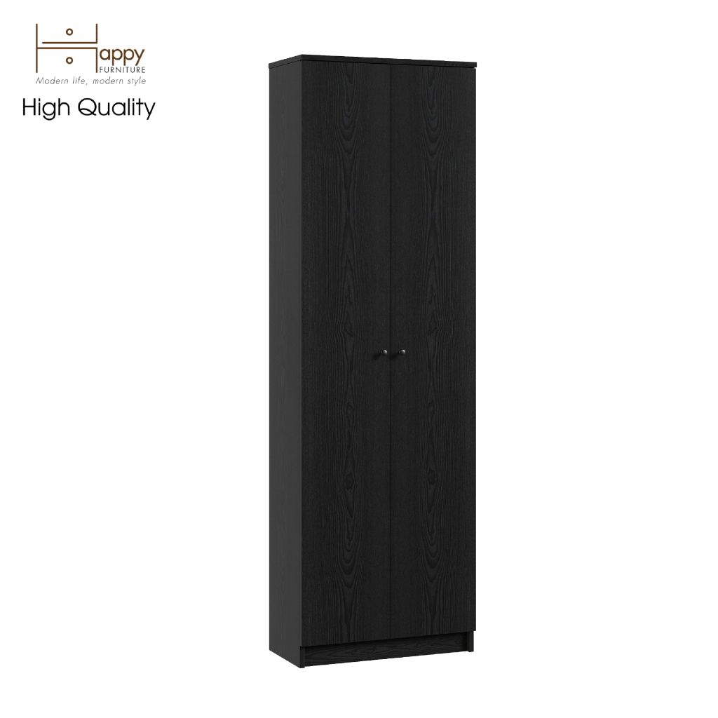 HAPPY FURNITURE , kệ sách 6 tầng 2 cửa mở - CATY , KSA_004 , 60cm x 30cm x 189cm