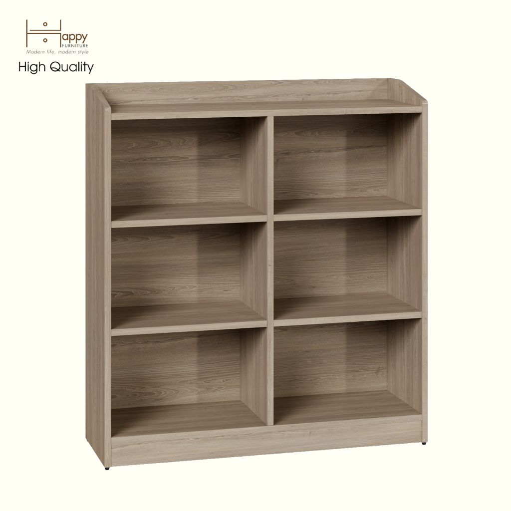 HAPPY FURNITURE , Kệ lưu trữ 6 ngăn - WINNI , KSA_049 , 90cm x 28cm x 98cm