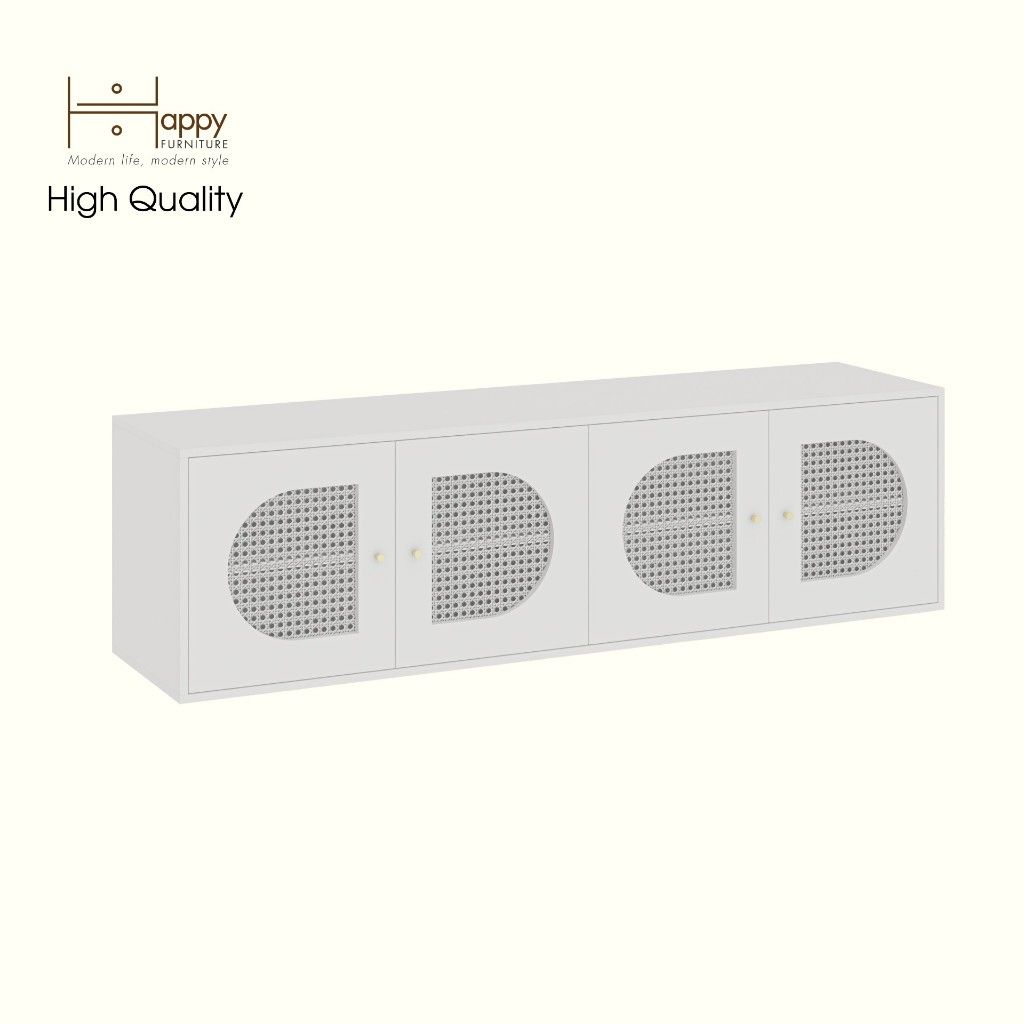 HAPPY FURNITURE , Kệ TV 4 cửa mở - MAY , KTV_093 , 180cm x 45cm x 50cm DxRxC