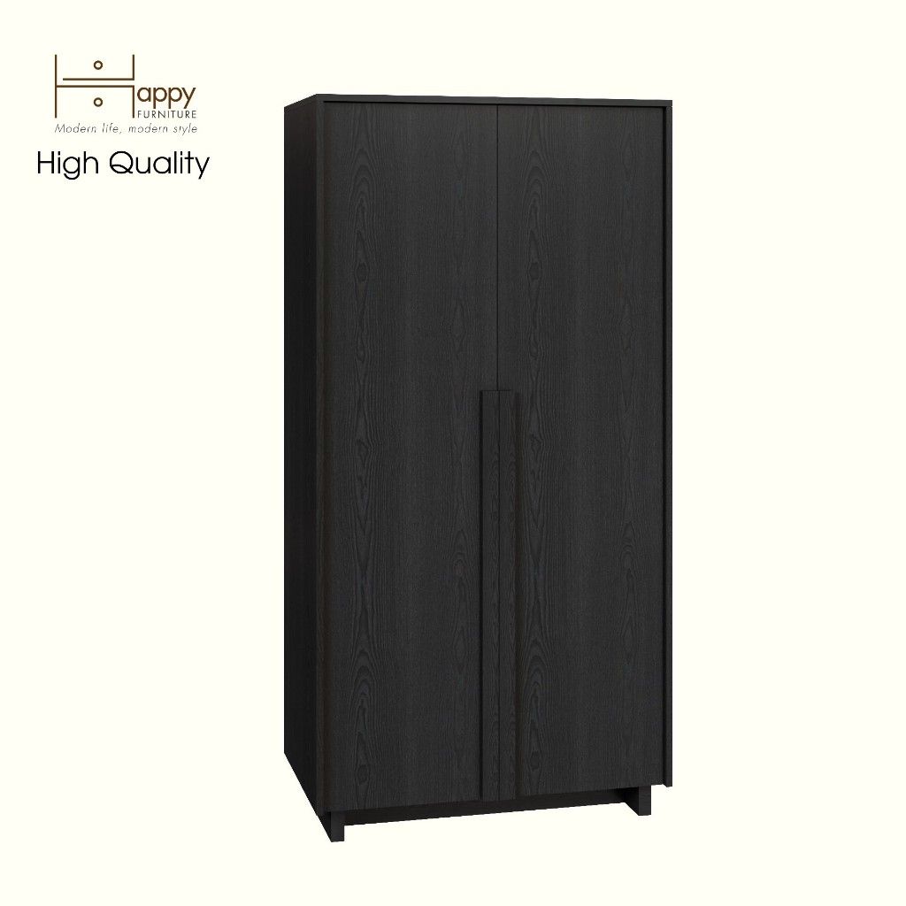HAPPY FURNITURE , Tủ quần áo 2 cánh mở - MAVIS , TCM_160 , 90cm x 54cm x 180cm