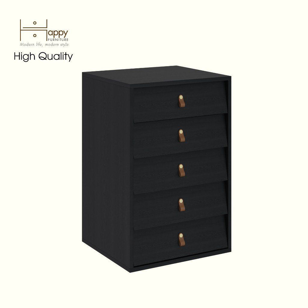 HAPPY FURNITURE , Tủ lưu trữ 5 ngăn kéo - CALYN , THK_312 , 50cm x 45cm x 76cm DxRxC