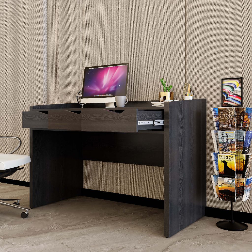 HAPPY FURNITURE , Bàn làm việc 3 ngăn kéo - WINNI , BAN_078 , 120cm x 59cm x 83cm