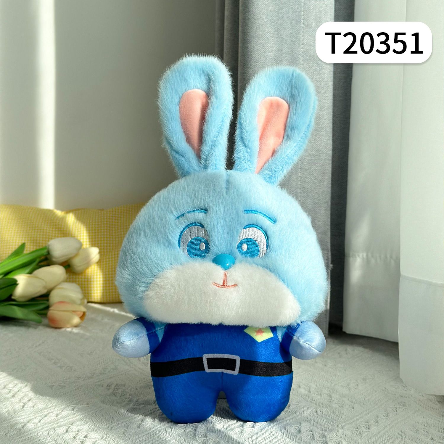 Thú bông 21cm Thỏ cảnh sát -T20351