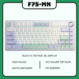 BÀN PHÍM AULA F75 MẠCH NGƯỢC (ORDER CHÍNH HÃNG)