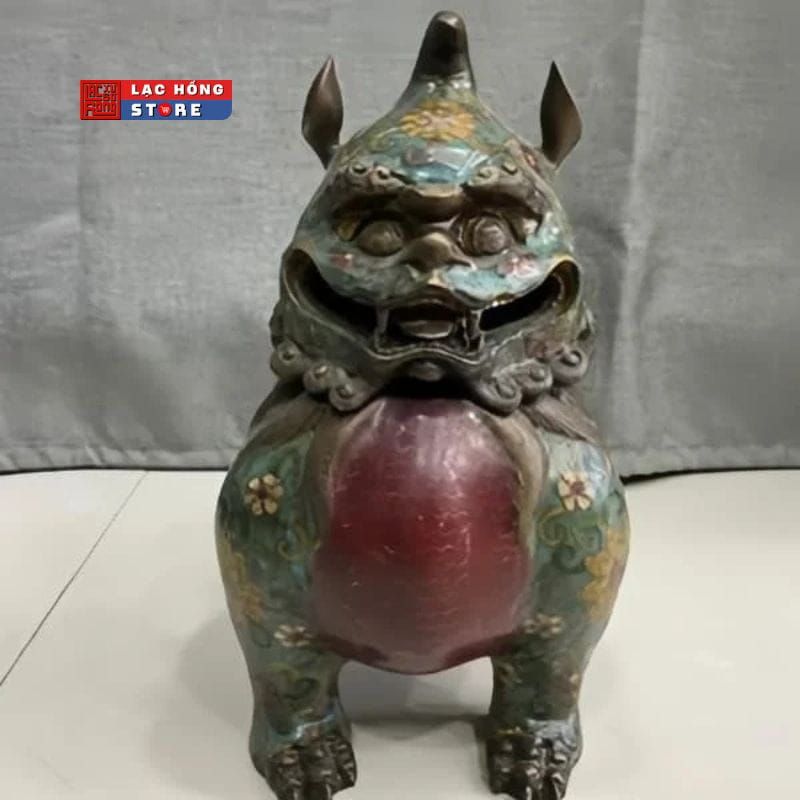 Lư hương đồng | Sư Tử Gầm LH-ME013000CN-3080 | Lạc Hồng Store