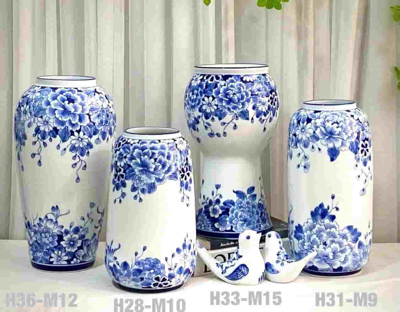 Bộ bình vẽ ngàn hoa LHCEVN-9039