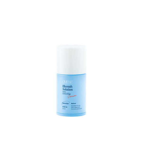[Quà Tặng] Serum giảm mụn chứa Bakuchiol cho da dầu mụn OMUSE Blemish Solution Acne Correcting Serum 30ml