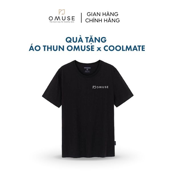 [HB Gift] Áo thun OMUSE x Coolmate chất liệu Cotton compact thoáng mát, không nhăn, không xổ bông