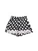 Quần short màu đen chấm bi viền ren