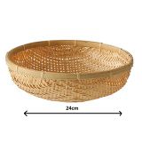 Rá - Rổ Tre Đan Thưa Ohiama Bamboo Storage Basket Size 20 đến 30 cm | Đồ Thủ Công Mỹ Nghệ Hàng VNXK