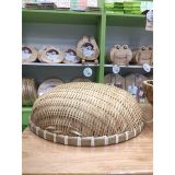 Rá, Rổ Tre Đan Dày Ohiama Bamboo Storage Basket Size 16cm - 30cm | Đồ Dùng Nhà Bếp Trang Trí VNXK