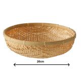Rá - Rổ Tre Đan Thưa Ohiama Bamboo Storage Basket Size 20 đến 30 cm | Đồ Thủ Công Mỹ Nghệ Hàng VNXK